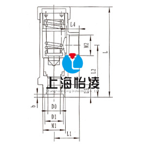 DA21F微启式低温安全阀图纸