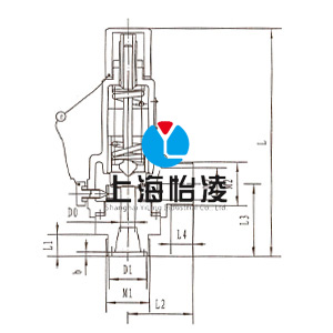 DA22Y全启式低温安全阀图纸